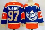 Adidas Connor Mcdavid #97 Edmonton Oilers white orange NHL Hockey jerseys-PD