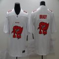 Nike Tampa Bay Buccaneers #12 Tom Brady white fashion Color Rush Limited jersey-BD