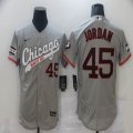 Nike Chicago White Sox #45 Michael Jordan Gray Flexbase Authentic Collection Jersey