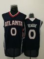 Atlanta Hawks # 0 Jeff Teague black nba basektball jersey