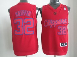 Adidas Los Angeles Clippers #32 Blake Griffin Red NBA Christmas Jerseys