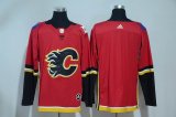 Adidas Calgary Flames blank Red nhl hockey Jersey