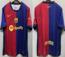 2024-2025 Barcelona club thailand version red blue soccer jerseys home