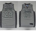 Los Angeles Lakers 24# BRYANT gray limited nba jersey