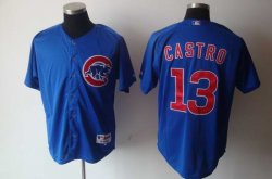 Mlb Chicago Cubs CASTRO 13 blue jersey