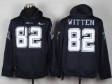 Dallas Cowboys #82 Jason Witten dark blue nike nfl Hooded Sweatnike nfl Hooded Sweatshirtshirt