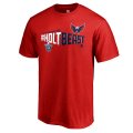 Men's Washington Capitals Fanatics Branded Red 2018 Eastern Conference Champions Holt Beast T-Shirt