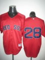 Mlb Boston Red Sox 28# GONZALEZ red jersey