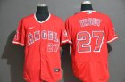 Nike Nike Anaheim Angels #27 Mike Trout red Flexbase Authentic Collection Jersey