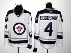 New Jets #4 Zach Bogosian white NHL Jerseys