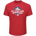 Majestic 2018 MLB All-Star Game Official Logo T-Shirt â€“ Red