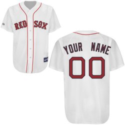 Boston Red Sox Personalized custom White MLB Jersey