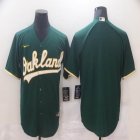 Nike Oakland Athletics blank green majestic mlb jerseys-BD