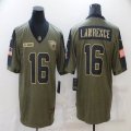 Nike Jacksonville Jaguars #16 Trevor Lawrence Green 2021 Salute to Service Limited Jersey