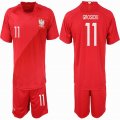 2021 Poland Team red #11 GROSICKI soccer jersey away