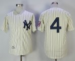 New York Yankees #4 Gehrig white new stitched MLB baseball Jerseys