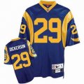 St.Louis Rams Eric Dickerson 29 Blue throwback Jersey