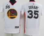 Golden State Warriors #35 Kevin Durant white NBA basketball jersey