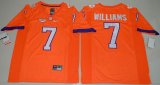 2016 Clemson Tigers Mike Williams 7 College Football Limited Jersey - Orange