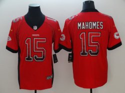 Kansas City Chiefs #15 Patrick Mahomes red nike drift color Rush Limited Jersey-BD