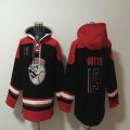 Cincinnati Reds #19 Joey Votto black red MLB Hooded Sweatshirt