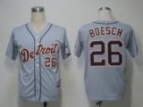 MLB Jerseys Detroit Tigers 26 Boesch Grey