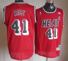 Miami Heat #41 Glen Rice Red NBA Jerseys