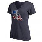 Women's New Orleans Pelicans Fanatics Branded Navy Plus Size Banner State V-Neck T-Shirt