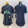 Women 2023 World Cup Mexico blank black majestic MLB baseball Jerseys-BD 27