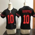 Nike 49ers #10 Jimmy Garoppolo black Toddler Jerseys