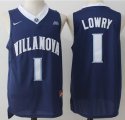 2017 Villanova Wildcats #1 LOWRY College Basketball Jersey - Navy Blue