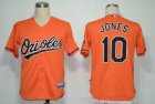 Baltimore Orioles #10 Adam Jones Orange MLB Jerseys