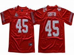 2018 Ohio State Buckeyes Archie Griffin #45 College Football Jerseys - red