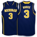 Adidas Michigan Wolverines Trey Burke 3 Basketball Authentic Jerseys - Navy Blue