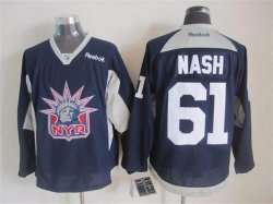 2015 reebok New York Rangers Rick Nash 61 Blue ice hockey Jerseys