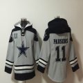 Dallas Cowboys #11 Micah Parsons gray dark blue NFL Hooded Sweatshirt