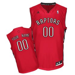 Toronto Raptors New Custom red adidas Road Jersey for sale