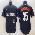 Nike Baltimore Orioles #35 Adley Rutschman black majestic baseball jersey city version-BD 03