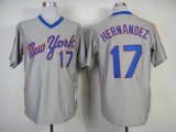 2014 New York Mets 17 Hernandez Grey mlb jersey