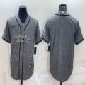 Nike Dallas Cowboys blank Hemp grey baseball jerseys Joint name-BD