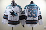 NHL San Jose Sharks COUTURE 39 white Jersey