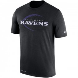 Men\'s Baltimore Ravens Nike Black Legend Icon Performance T-Shirt