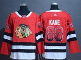 Adidas Chicago Blackhawks #88 Patrick Kane red fashion Ice hockey Jersey