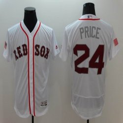 2016 Boston Red Sox #24 David Price white Flexbase Authentic Collection Jersey(1)