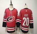 Adidas Carolina Hurricanes #20 Sebastian Aho red NHL hockey jerseys