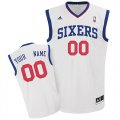 Philadelphia 76ers Custom white adidas Home Jersey for sale