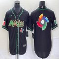 2023 World Cup Mexico blank black new majestic MLB baseball Jerseys-BD 68