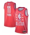 2022 Atlanta Hawks #11 Trae Young red NBA All Star nba Jersey