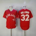 2017 Toronto Blue Jays #32 Halladay red new Majestic baseball jerseys