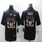 Nike Chargers #52 Khalil Mack black 2021 Salute to Service Limited Jersey-BD